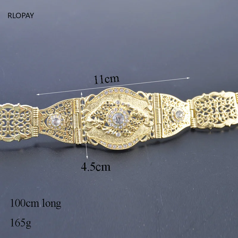 Лидер продаж Для женщин пояс для или вечернее платье золото талия с Одежда