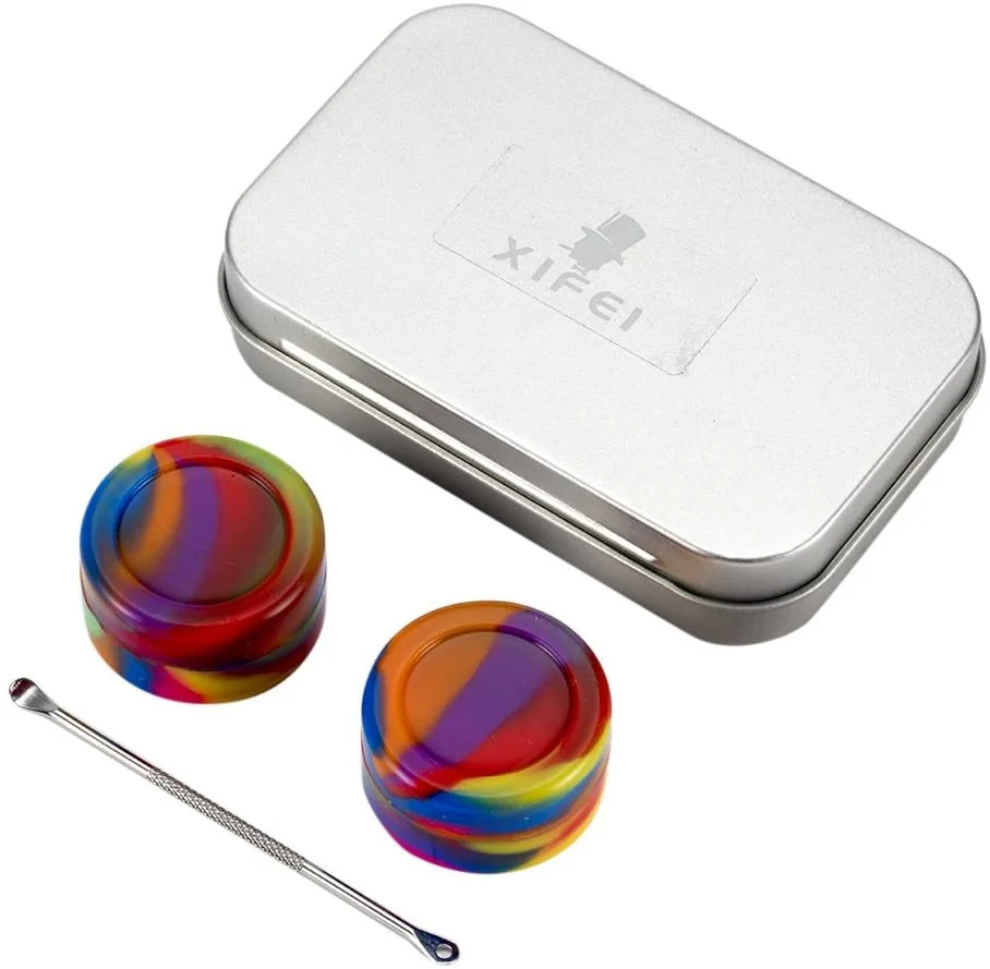 5 мл портативный силиконовый для воска масла набор олова с инструмент сбора мини