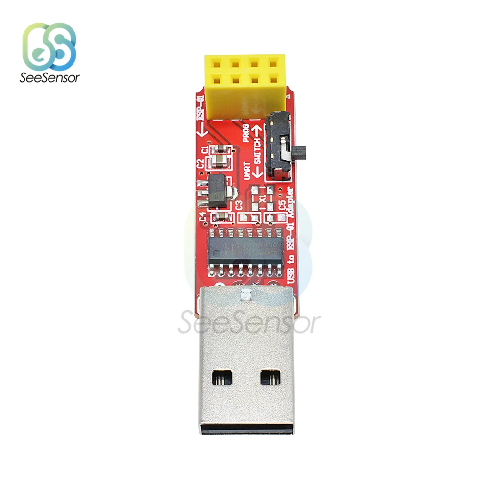 USB to ESP8266 ESP-01 ESP-01S Wi-Fi Adapter Module With CH340G Driver Integrated Circuits Wireless Wifi Module for Arduino