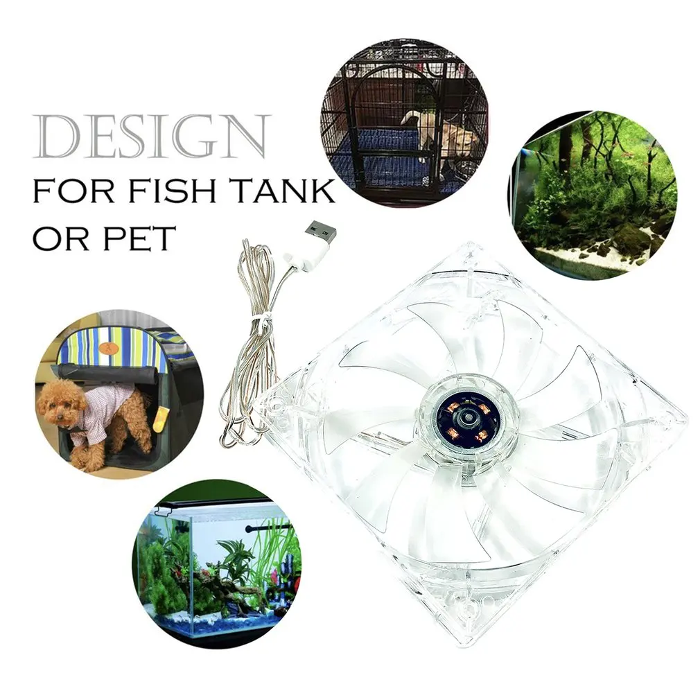 

High Quality Fish Tank Brushless Ultra Quiet Blower Cooling Fan Multi-purpose DIY PC Car Fish & Aquatic Pet Supplies