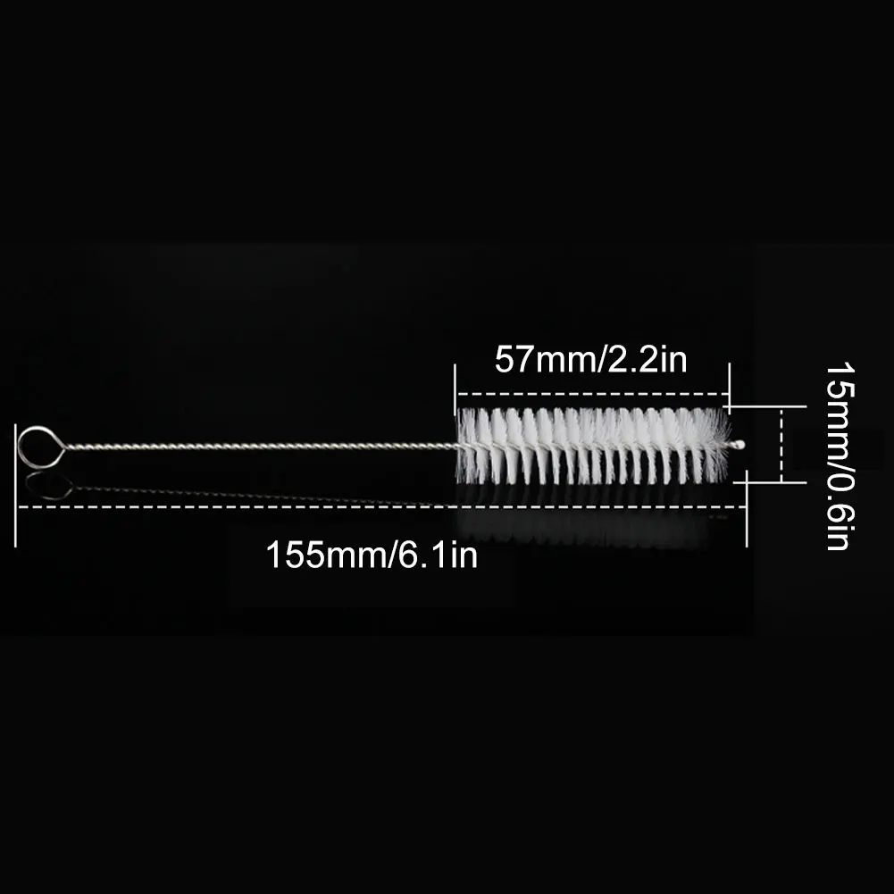 

Home Cleanning Straw Cleaning Brush Long Stainless Steel Tumbler Test Tubes Pipes Water Bottle Nylon Brush For Lab Searcher