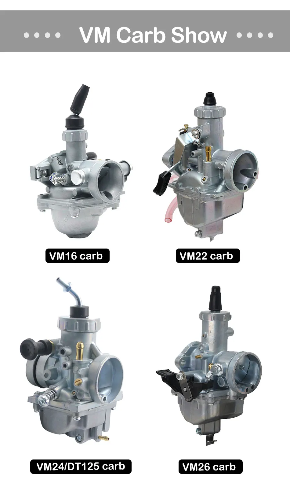 ZSDTRP VM16 VM22 VM26 VM28 DT125 Карбюратор карбюратор для мотоцикла Mikuni Грязь велосипед ямы ATV QUAD 70cc 90cc 110cc 250cc мотокросса