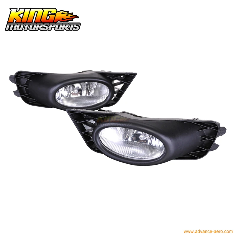 Подходит для 09-11 Honda Civic 4Dr Sedan прозрачные линзы вождения Противотуманные фары с