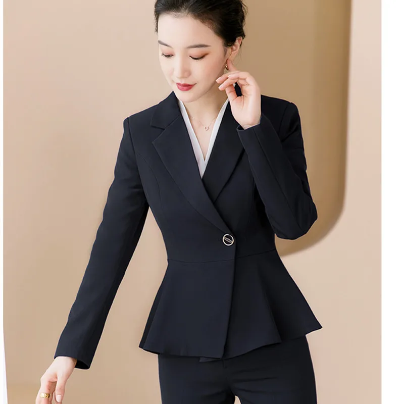 

Женский блейзер с полурукавами, черный или Темно-Синий Облегающий Блейзер, верхняя одежда для офиса, Новинка лета 2021