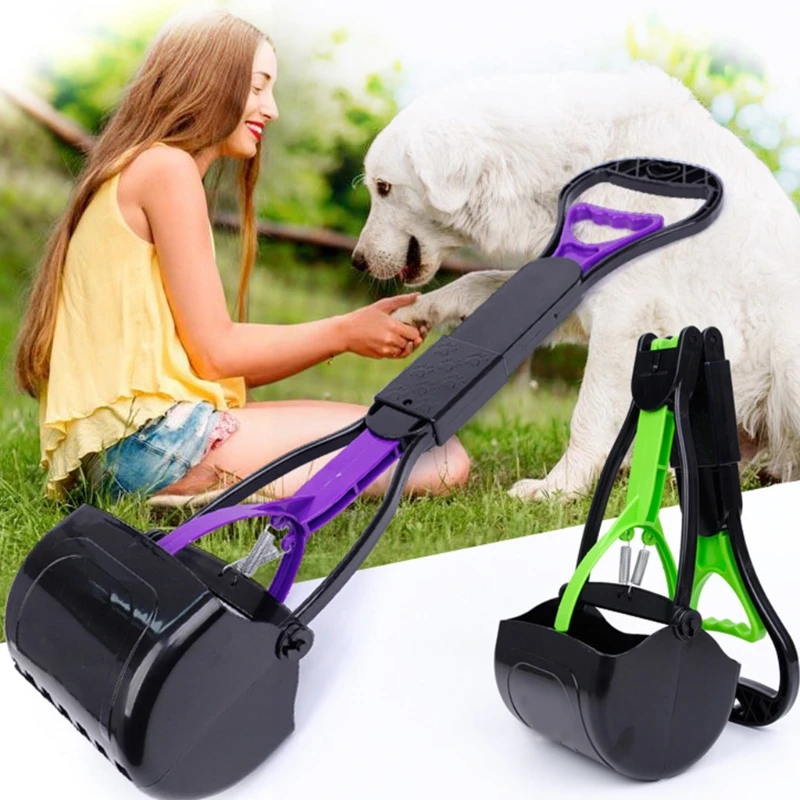 

Pet Travel Folding Poop Scoop Clean Pick Up Droppings Cleaner Dog Outdoor Portable Mini ToiletPet Pooper Scooper for Dogs and