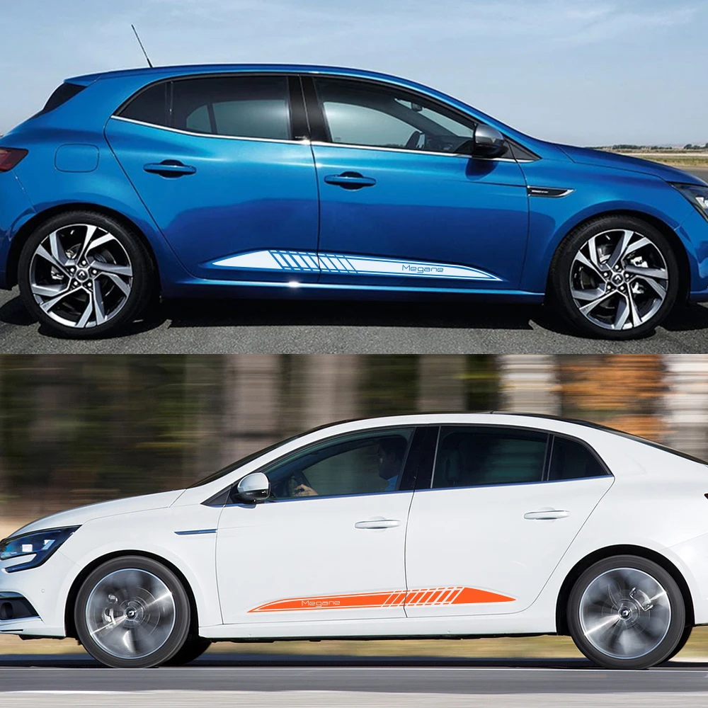 2 шт. для Renault Megane 3 машинный гараж из боковой двери наклейки виниловой пленки