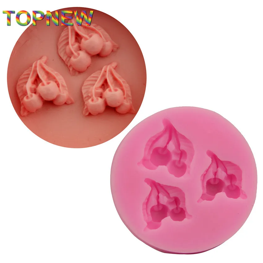 Форма вишневых ягод для мыла конфет желе формы сделай сам выпечки украшения