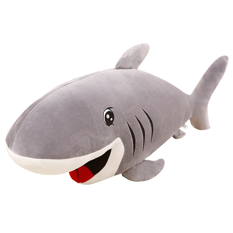 

Nice Hot Giant Plush Sharks Toys Stuffed Sea Fish Animals Big Size Shark Doll Pillows Cushion Toys for Children Birthday Gifts