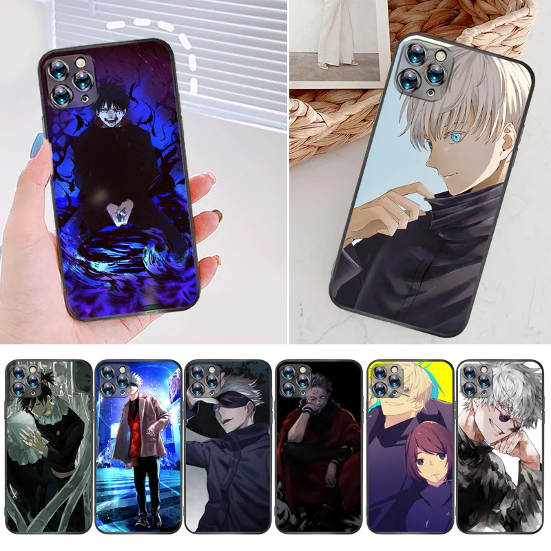

Jujutsu Kaisen Yuji Itadori Sukuna Satoru Gojo Fushiguro Megumi Phone Case For iPhone 12 Pro MAX SE 2020 12Mini Cases