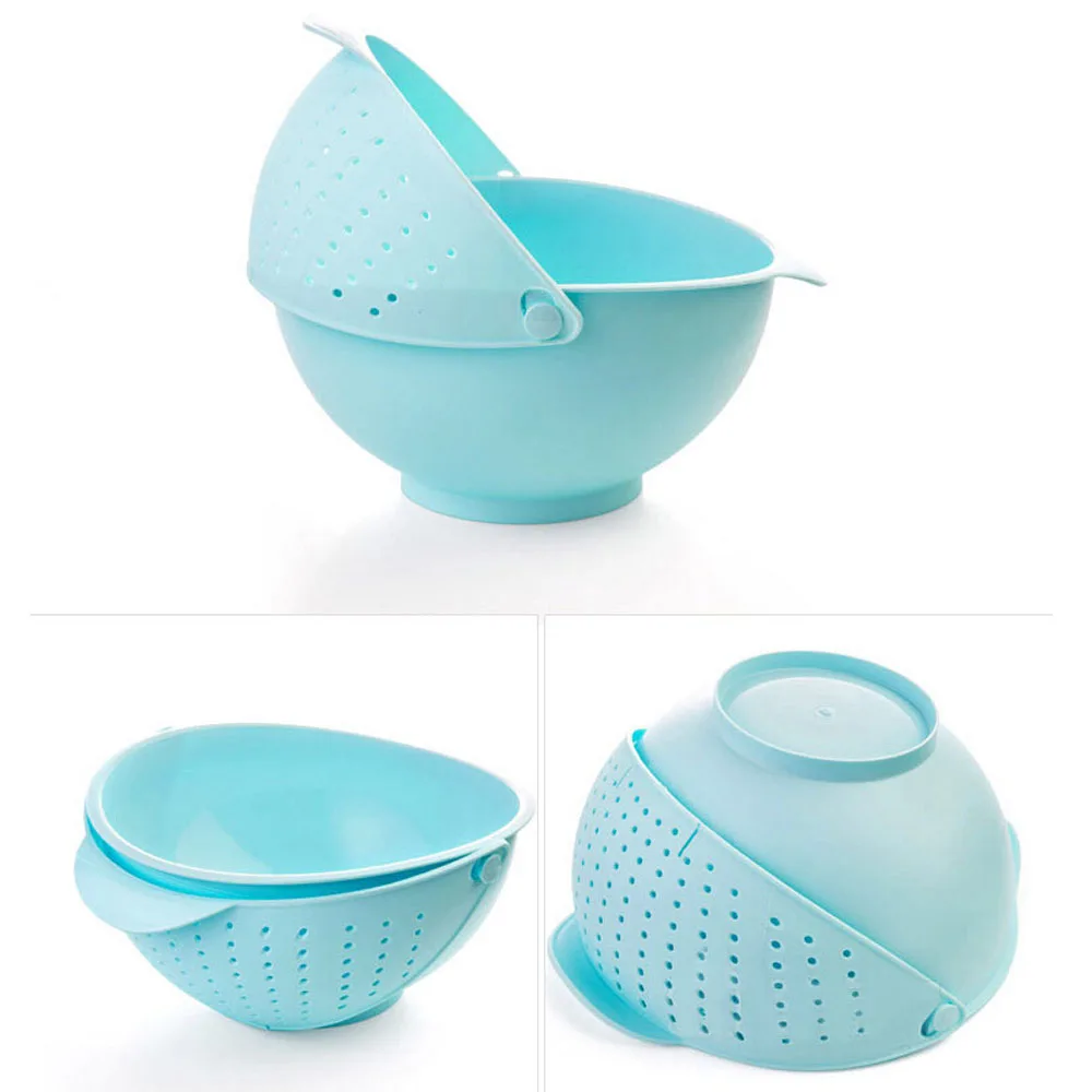 Мульти двойная кухонная дренажная корзина для воды дуршлаг мытья раковины