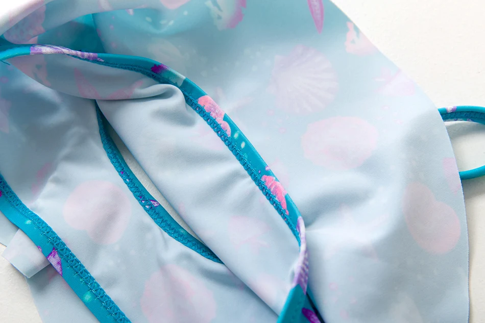 2020 купальный костюм для девочек из двух предметов детский с ананасом От 2 до 12 лет