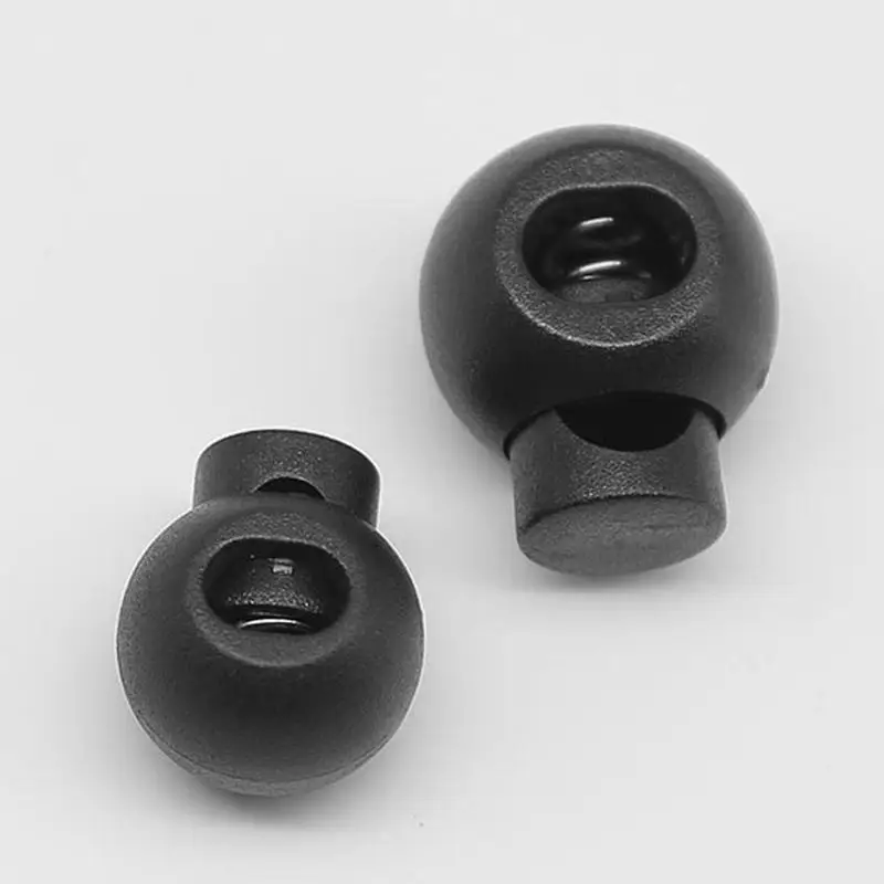 10 шт. отверстие для шнура зажим переключатель кнопка стопор черные части сумка