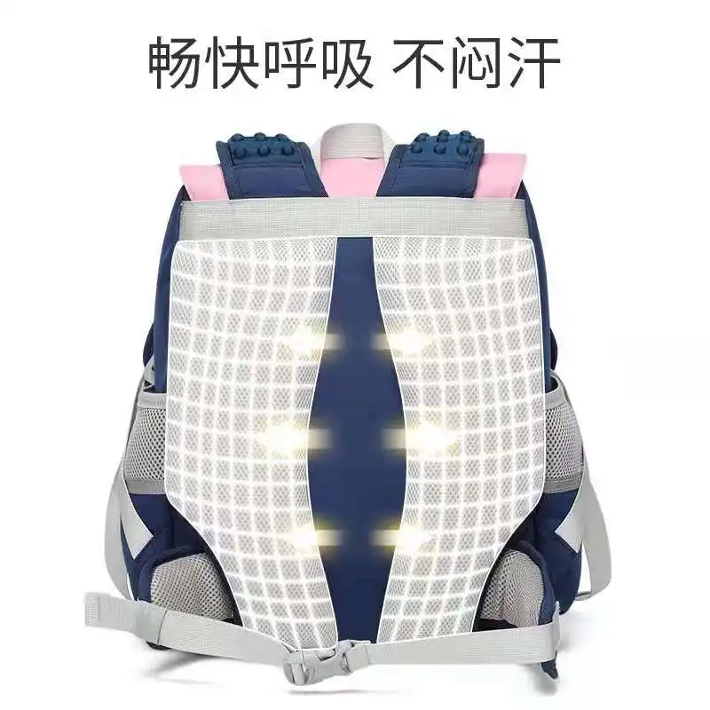

2021 New School Bag For Boys Girls Primary Student Shoulder Orthopedic Backpack Large Capacity Water Proof Kids Birthday Gifts