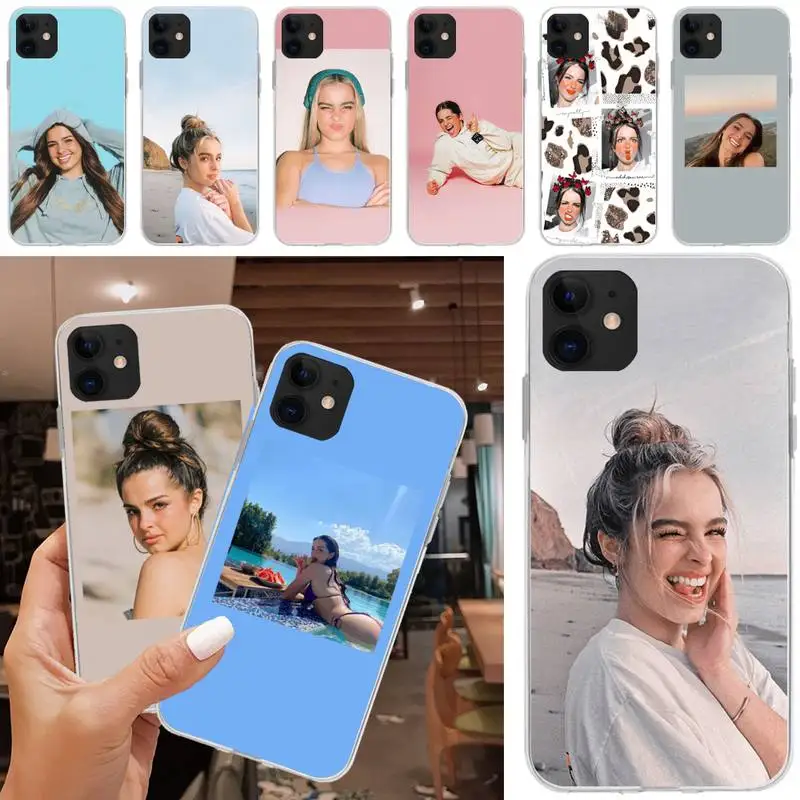 

Addison Rae Fundas Coque Carcasa for IPhone 11 Pro Max Case XR XS 12 7 8 Plus SE 2020 Cover Accessories Cascos