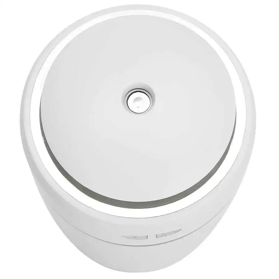 

Mini Air Humidifier Portable Desktop Humidifier with 7 Color Light with USB Charging for Car Home (White)