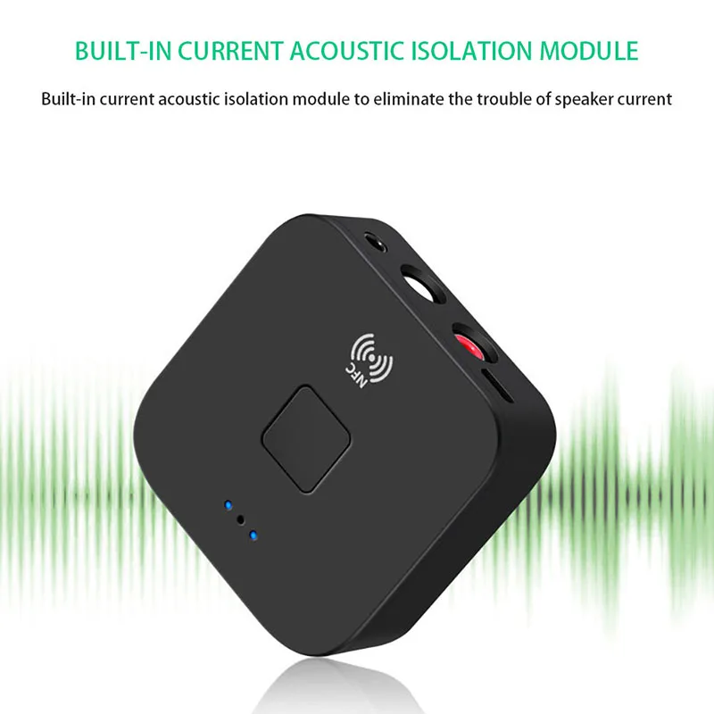3.5mm Jack Aux Bluetooth NFC Receiver For Phone Tablet Laptop TV Wireless Adapter Music Car Speaker 5.0 Audio | Электроника