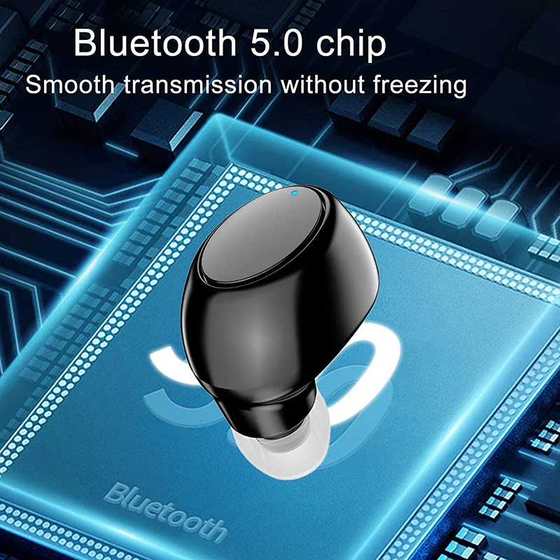 Мини-наушники-вкладыши с микрофоном Bluetooth 5 0 Hi-Fi | Электроника