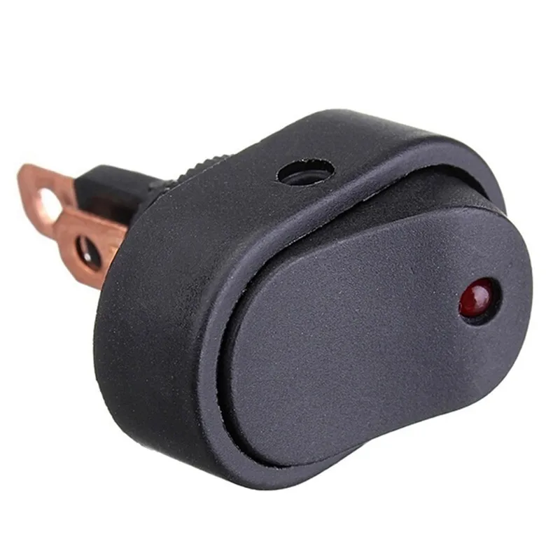 1 шт. зеленый светодиодный светильник 12V 30A автомобиль Лодка Авто Кулисный SPST