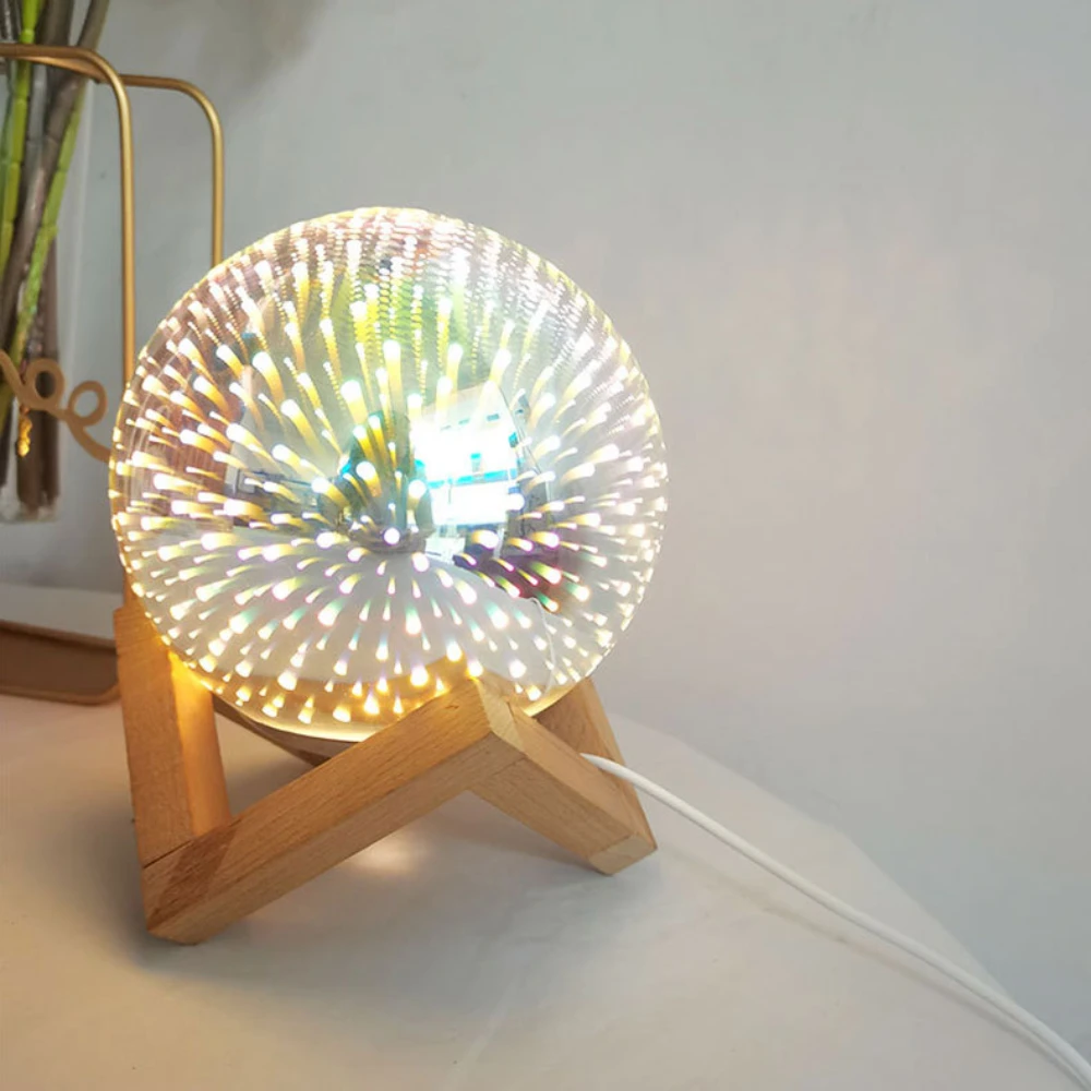 

Led Children'S Night Light Usb Charging With Bracket Dimmable Bedroom Bedside Table Lamp Kids Christmas Gifts Home Navidad Decor