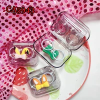 animal ear contact lens cases pocket one body water box convenient eyewear container ca5943
