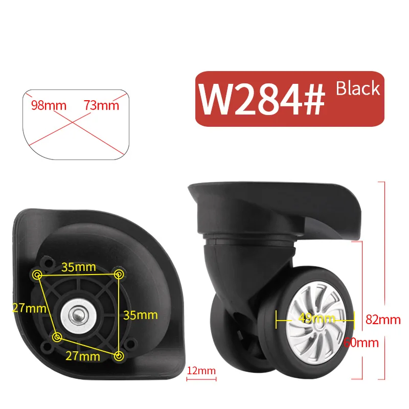 Luggage Wheels  suitcases Repair Hand Spinner Casters Wheeled accessories Replacement  accessories new colored universal casters
