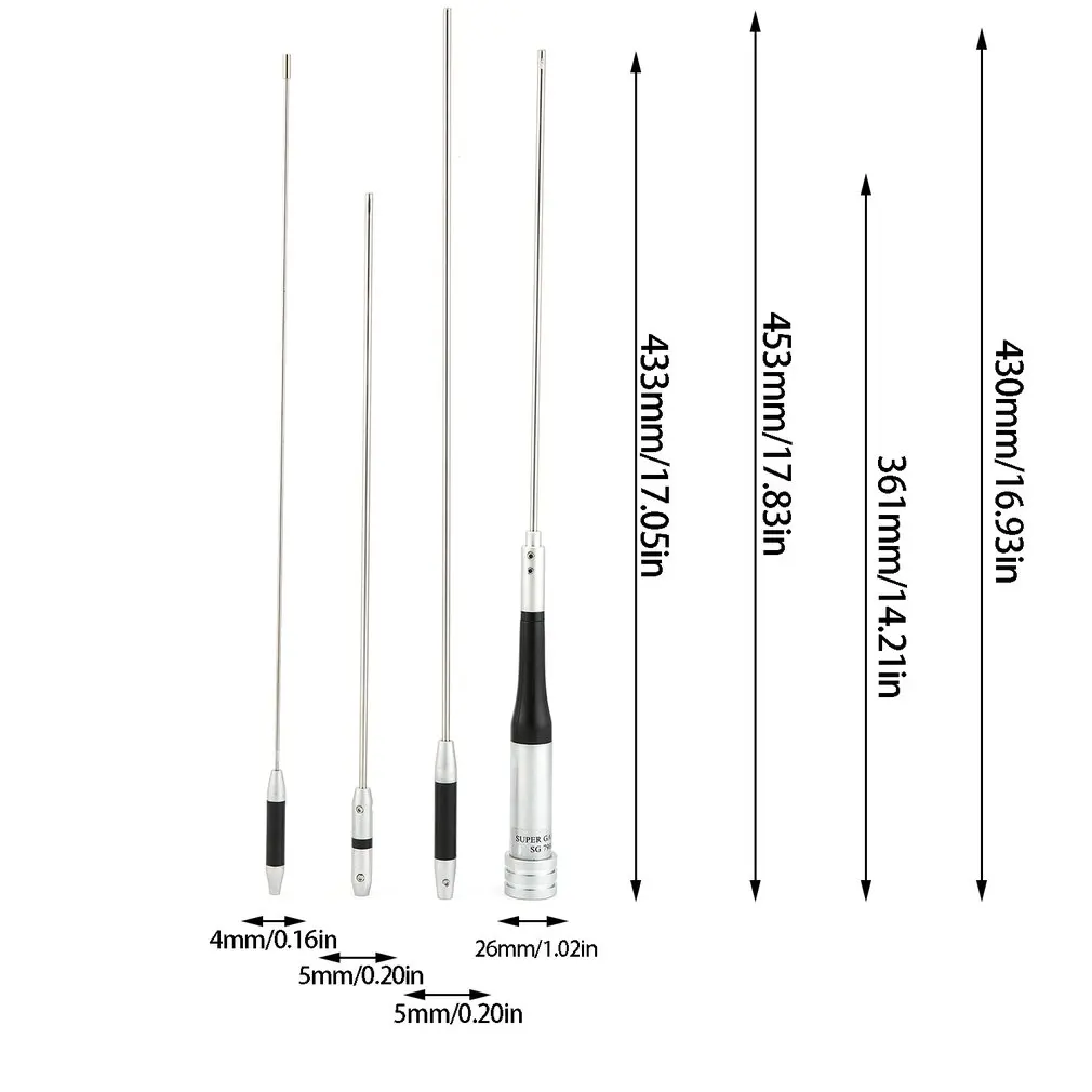 

DualBand Antenna Diamond SG-7900 Mobile Antenna 144 / 430 MHz SG - High dBi Gain Antenna Signal Strong Car Radio Antenna base