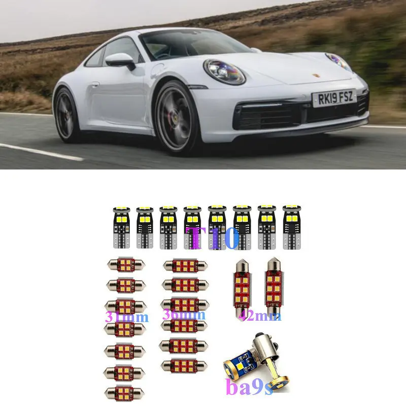 

Interior LED Lights Replacement for PORSCHE 911 964 991 993 996 997 991 993 996 928 968 BOXSTER 981 986 Accessories Kit WHITE