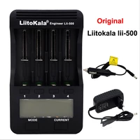 liitokala lii 500 lcd 3 7v 1 2v 18650 26650 16340 14500 10440 18500 20700b 21700 battery charger with screen