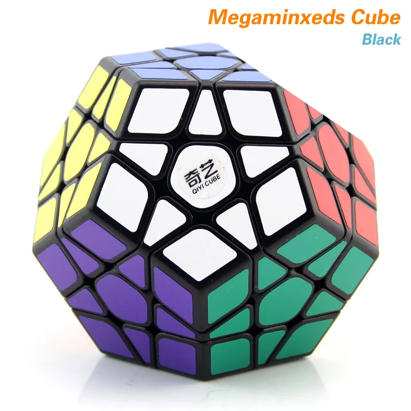 Megaminxeds-Black QiYi Pyraminxeds Megaminxeds SQ-1 Mastermorphix 3x3x3 магический куб, квадрат 1 Skewbes Pyramid speed Cube Пазлы игрушки подарок - Цвет: Megaminxeds-Black