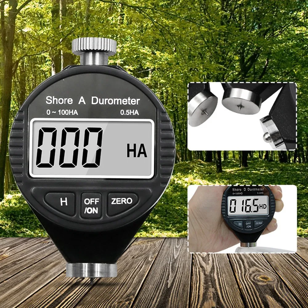 Цифровой Измеритель Твердости дюрометр 3 режима для различных точек касания ЖК