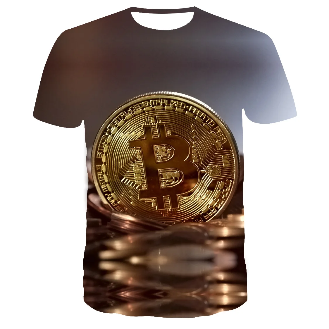 

Summer fashion new 3D digital printing dart target T-shirt European and American men's round neck short sleeve Pullover T-shirt