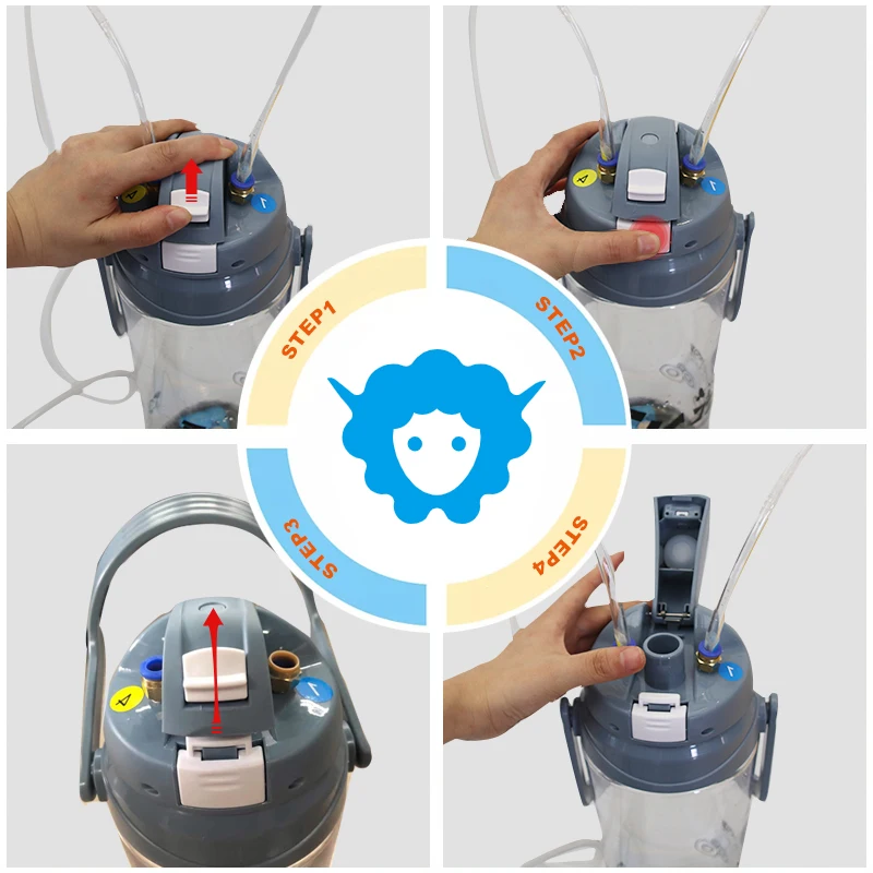 Электрический доильный аппарат 3 л для козы скота автоматический вакуумный насос