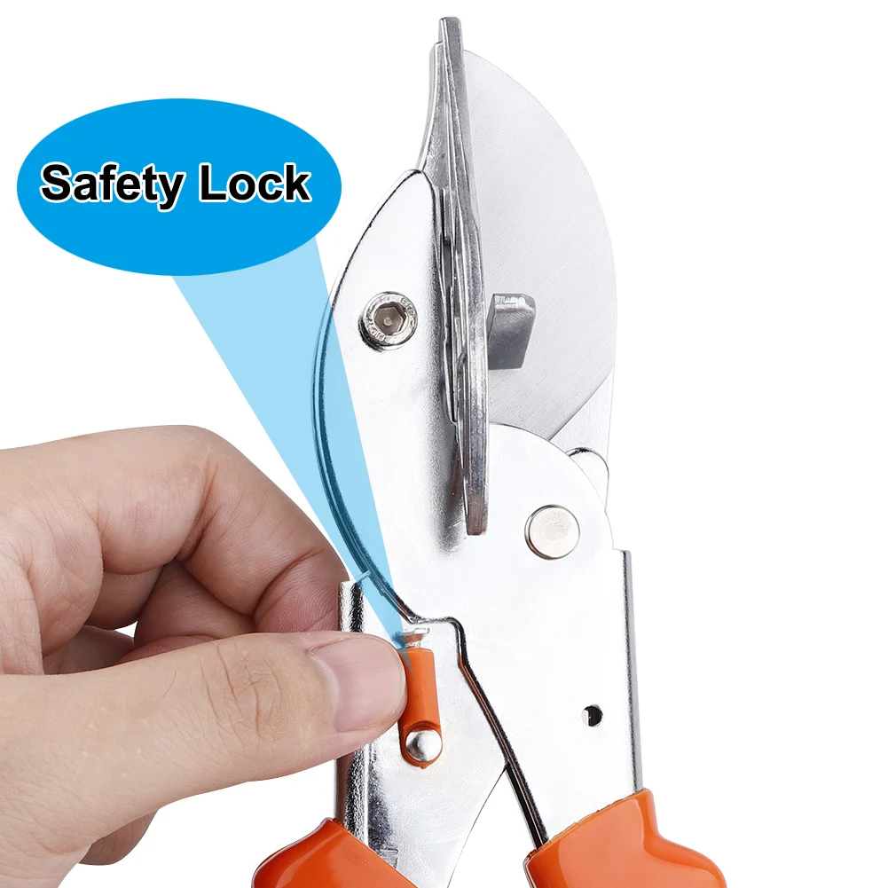 

45-180 Degree Multi Angle Mitre Siding Wire Duct Cutter PVC PE Plastic Pipe Hose Scissor Cut Housework home decor Plumbing Tool