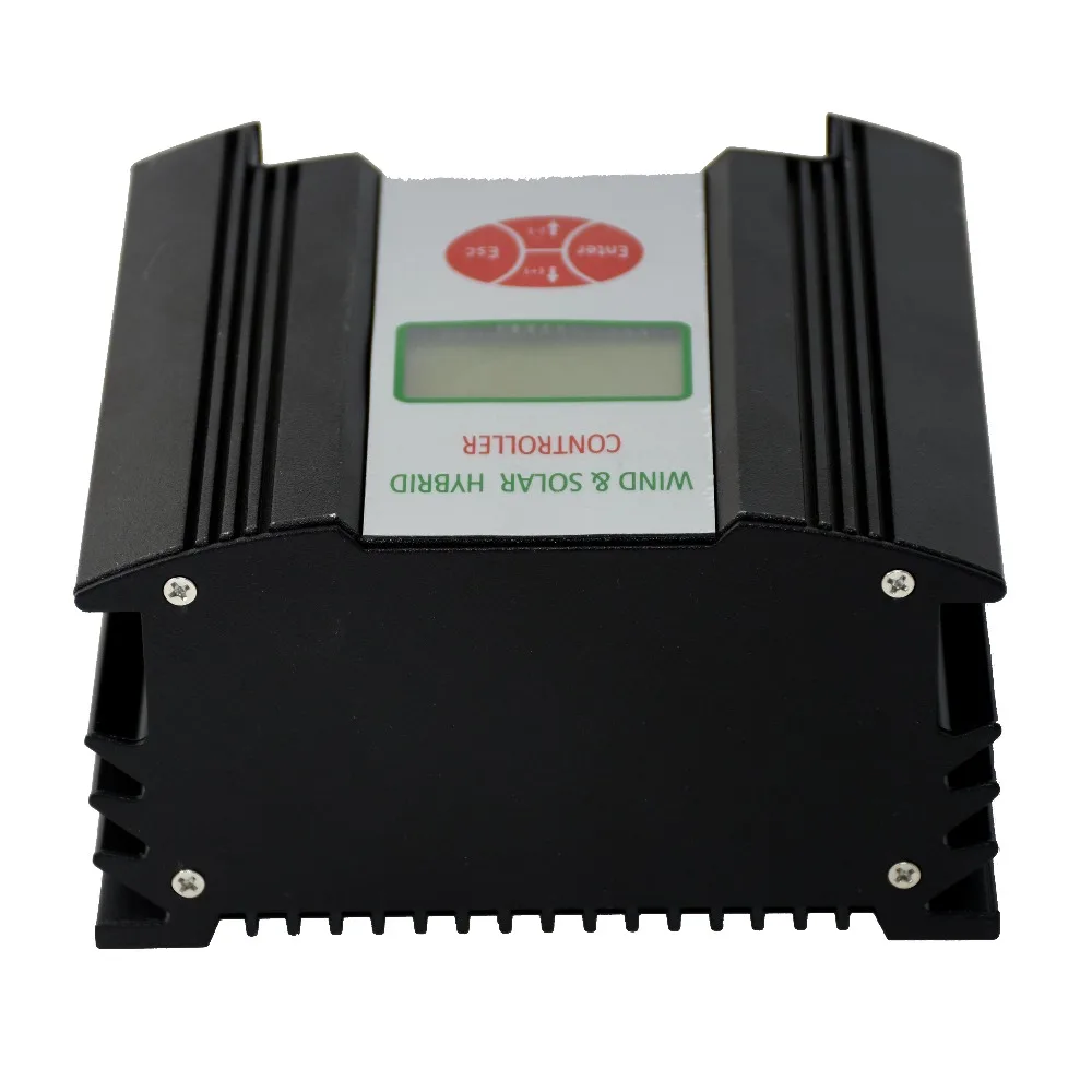 900W 24 V/48 V ветряной солнечный гибридный контроллер(600 Вт ветер+ 300 Вт Солнечный+ ЖК-дисплей дисплей)/гибридный регулятор зарядное устройство