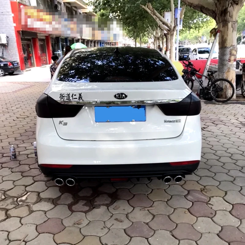 Защита заднего бампера для Kia Forte K3 автомобильный бампер Защита губ Диффузор украшение для Kia Forte K3