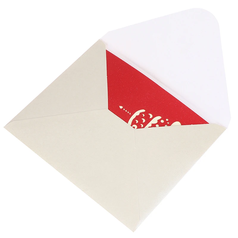 3D счастливого дня рождения дневной свет с конвертом новые поздравительные