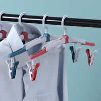 new style clothes hanger portable fashion foldable 360 degree rotary hook clothes hanger for household travel accessories