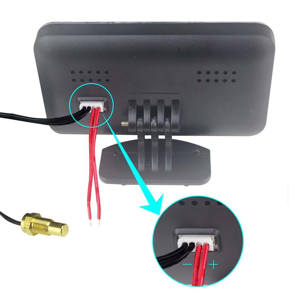 Универсальный цифровой датчик температуры воды для автомобиля с ЖК дисплем 9 36 В