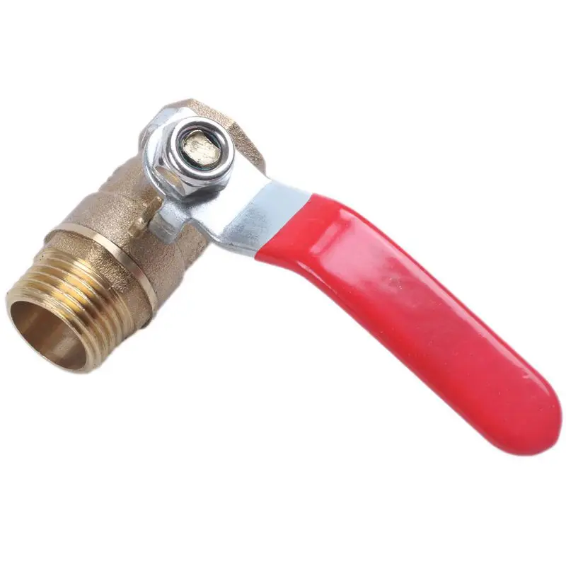 

SHGO HOT-Male to Female M/F Thread 1/2" Full Port Brass Water Ball Valve