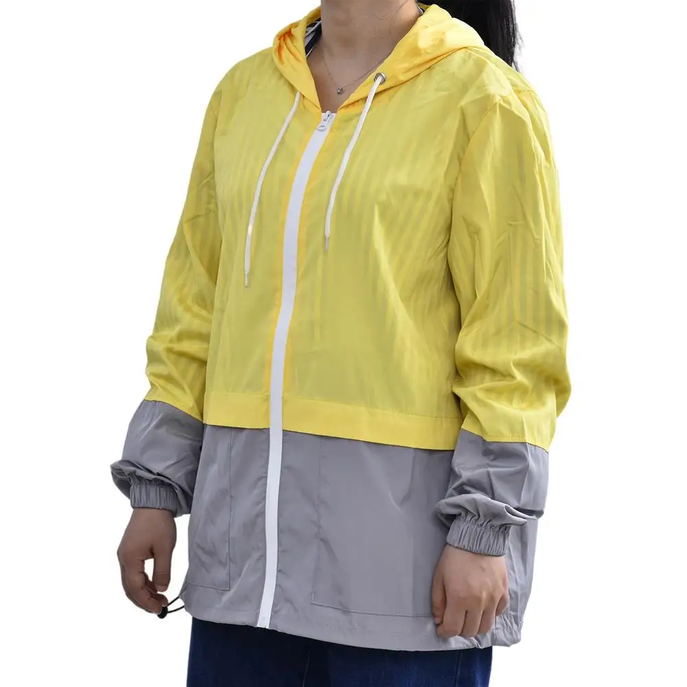 Waterproof Women's Windbreaker Women Rain Jacket Trench Coat Outdoor Breathable Hooded Female Long Sleeve | Женская одежда