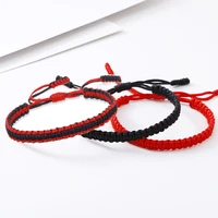 braided red string bracelets bangle adjustable knot handmade bracelet protection lucky charm amulet bangles wrist jewelry gifts