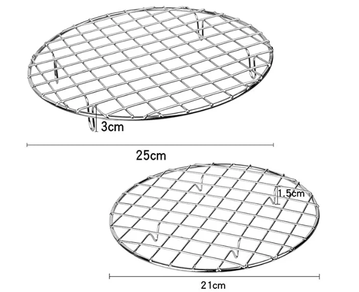 

Oven Kitchen Baking Pizza Bread Barbecue Cookie Biscuit Holder Shelf Stainless Steel Wire Grid Cooling Tray Cake Food Rack