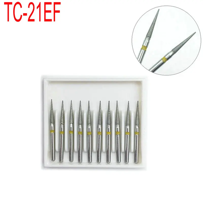 10 шт. стоматологических алмазных боров (сверла стоматологические боры Dia для