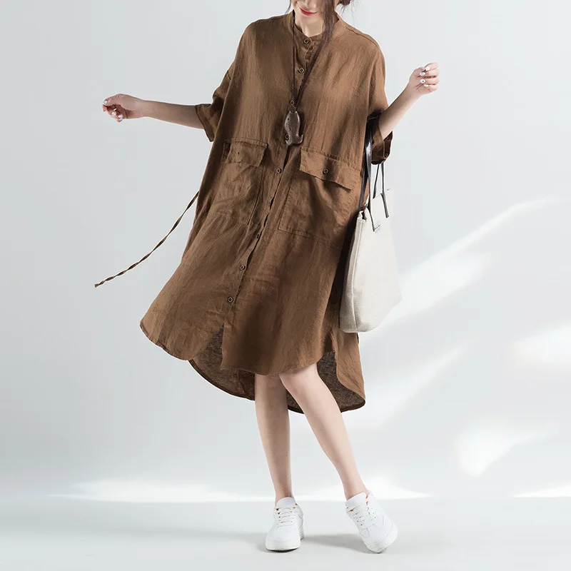 

2020 New Summer Autumn Short Sleeve Long Loose Big Size Irregular Shirt Women Blouse Fashion Tide blusas femininas