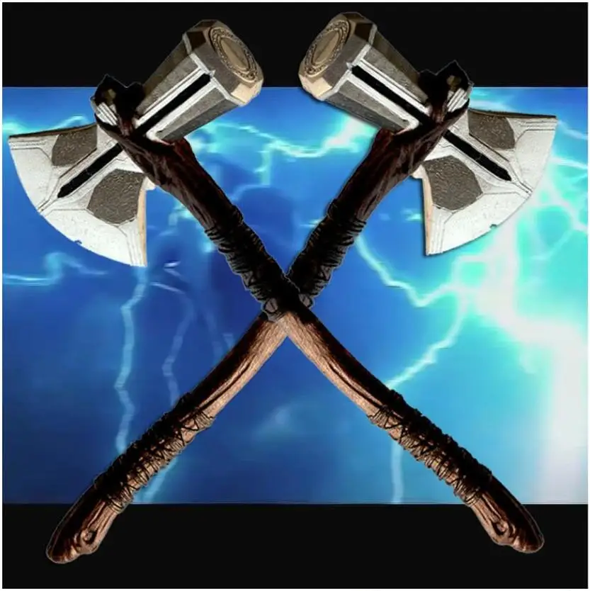 : Конец игры Thor Hammer Ax оружие косплей ролевые фильм Тор громовой Молот Stormbreaker