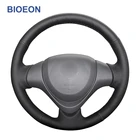 Ручная строчка, искусственная кожа черного цвета для Suzuki Jimny 2015 2016 2017 2018