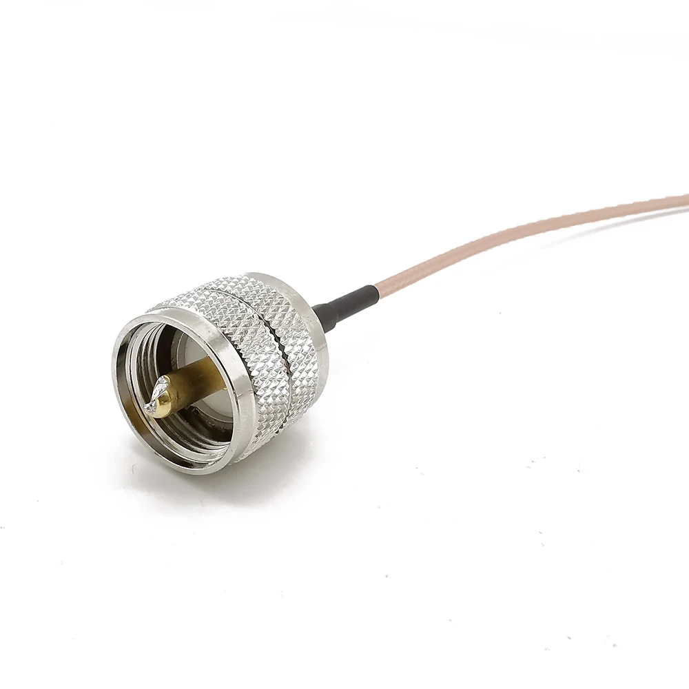 UHF разъем штекер PL259 к SMA штекер RG174/RG316/RG316D/RG58/LMR195 соединительный кабель UHF штекер к SMA штекер RF коаксиальный кабель