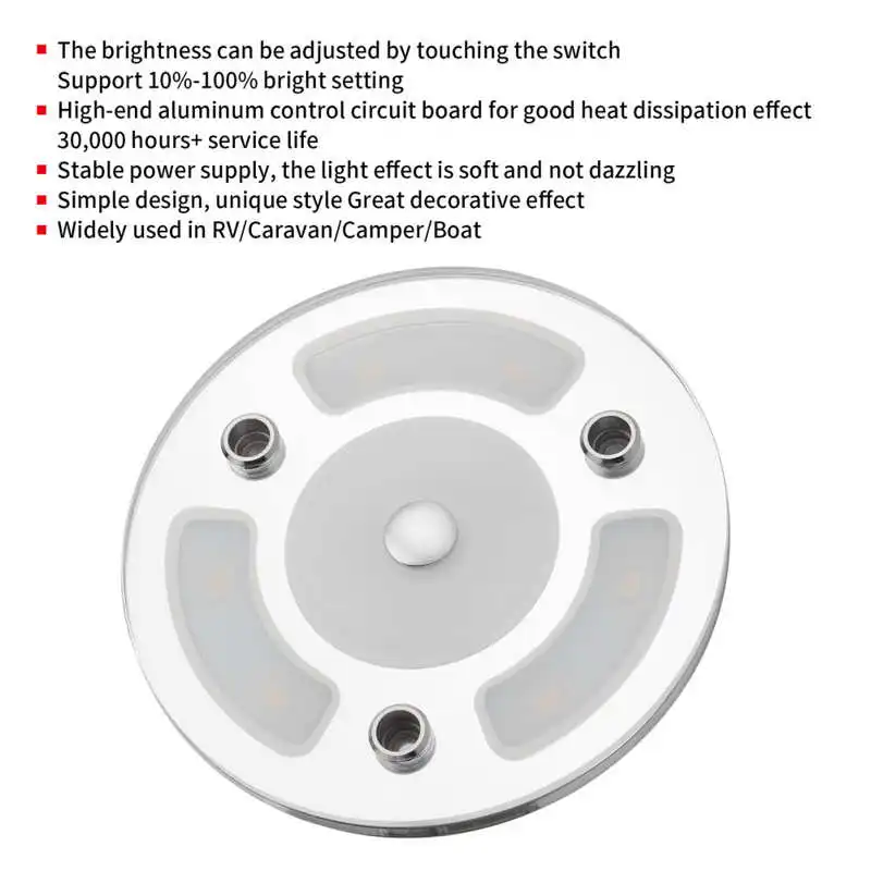 Автофургонов rv Запчасти 12V/24V Потолочная люстра светильник внутренний