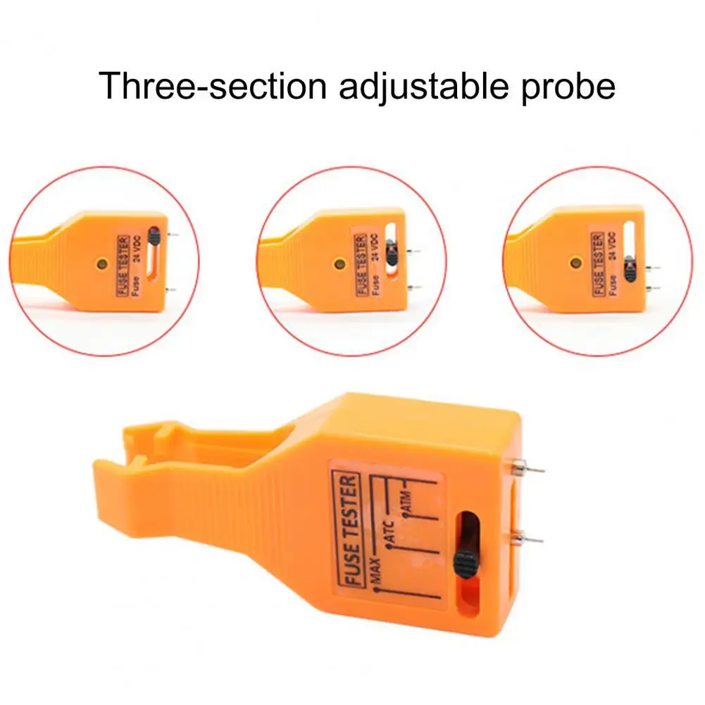 

Portable Mini 2 in 1 Car Blade Fuse Tester Multifunctional Checking Easy to Use Blade Fuse Checker Puller Tool for Testing Fuse