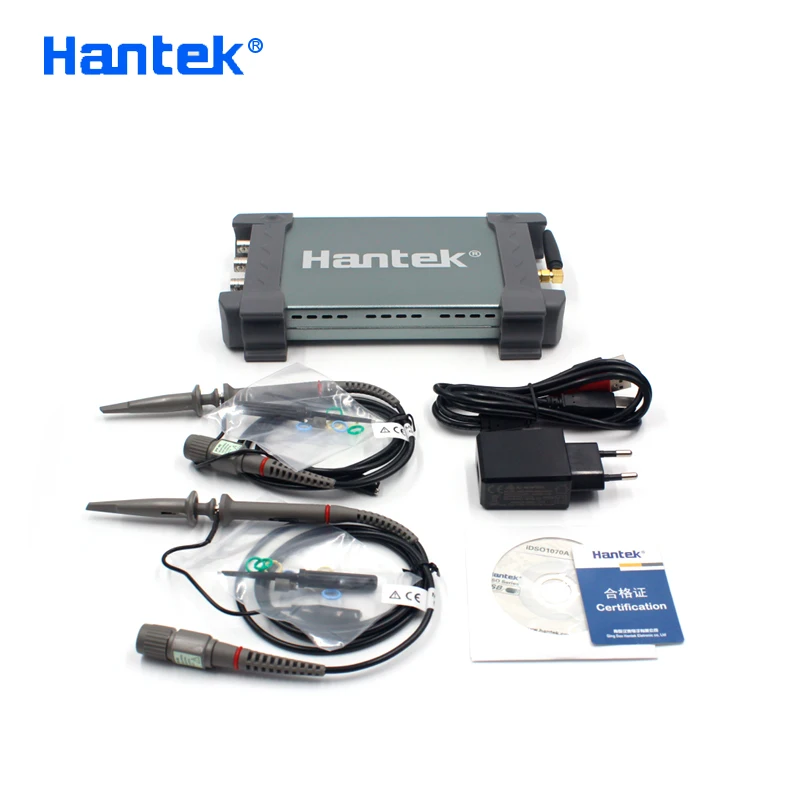 Виртуальный Осциллограф Hantek WIFI 2-канальный 70 МГц 250 Мвыб/с USB с беспроводным